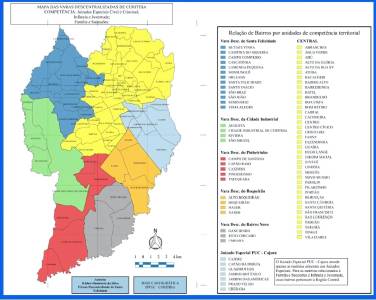 MAPA FÓRUNS DESCENTRALIZADOS   ALTA RESOLUÇÃO